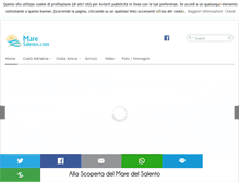 Tablet Screenshot of maresalento.com